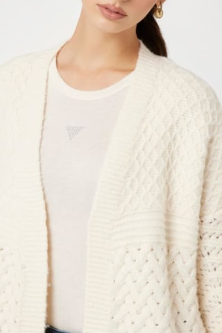 Gilet long Valeria - Ecru