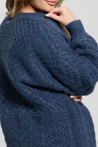 Gilet long Valeria - Bleu marine