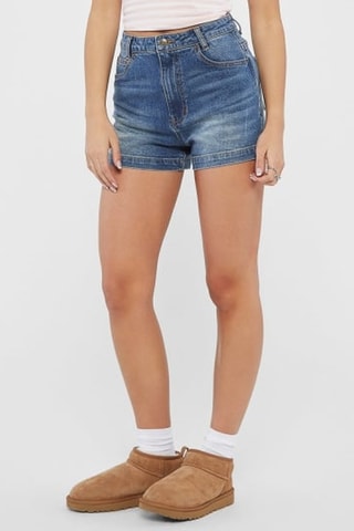 Short en jean Classic - Bleu marine