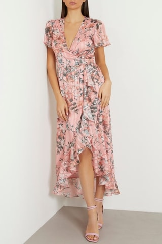Robe portefeuille Juna - Rose