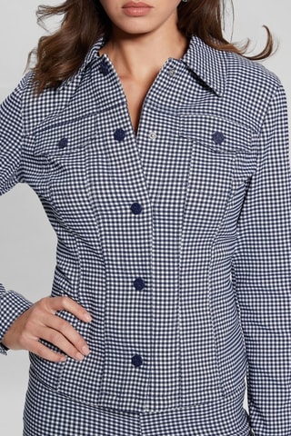 Veste Lilia - Bleu nuit et blanc