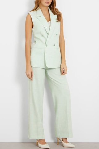 Veste sans manches Corinne - Vert clair chiné