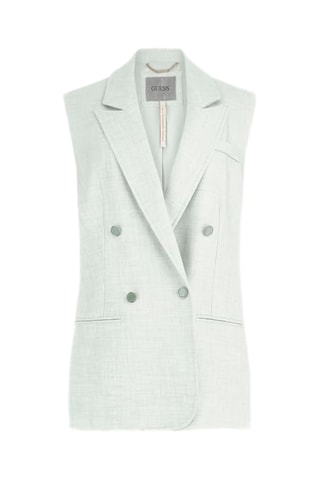 Veste sans manches Corinne - Vert clair chiné