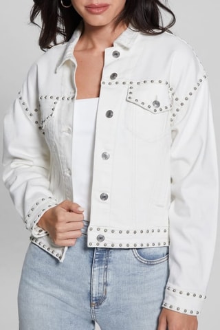 Veste en jean Clara - Blanc