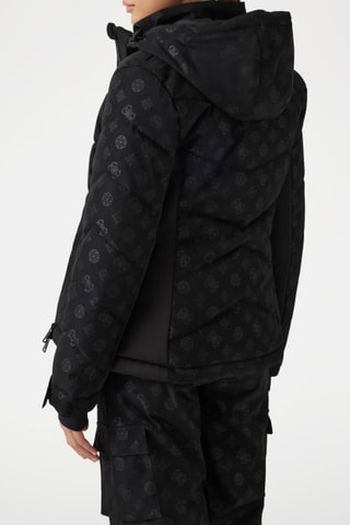 Doudoune à capuche Peony - Noir