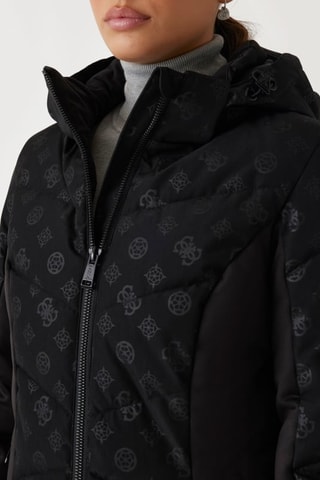 Doudoune à capuche Peony - Noir