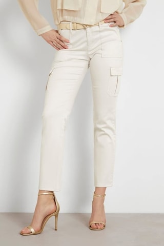 Pantalon cargo - Beige clair