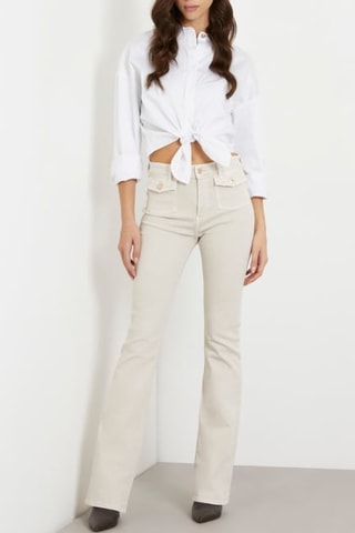 Chemisier noué Dea - Blanc