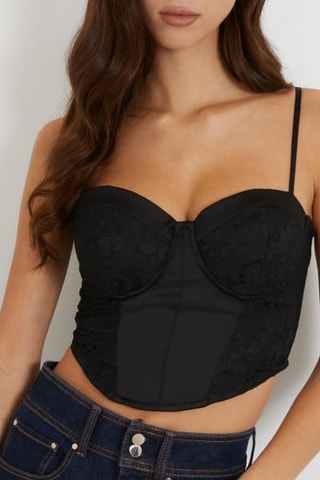 Crop top Kessa - Noir