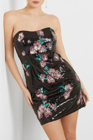 Robe bustier Grace - Marron foncé