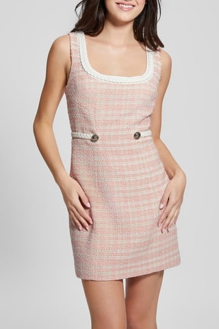 Robe droite en tweed Tosca - Rose