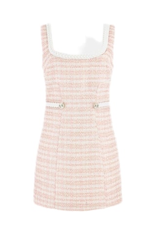 Robe droite en tweed Tosca - Rose