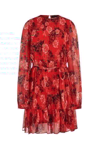 Robe plissée Bianca - Rouge