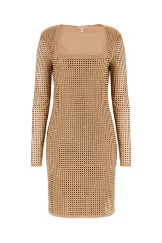 Robe fourreau Emilie - Beige foncé