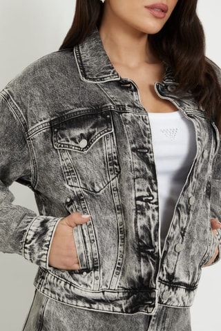 Veste en jean Clarette - Gris