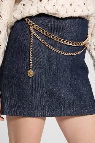Minijupe Chane - Bleu foncé