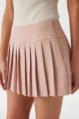 Minijupe plissée Matéa - Rose