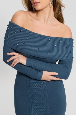Robe pull - Bleu cobalt