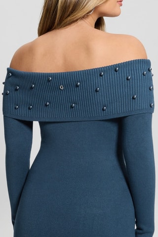 Robe pull - Bleu cobalt