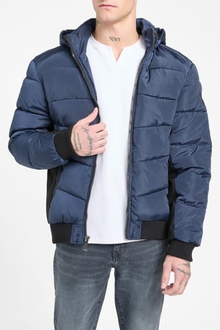 Doudoune à capuche Petrus - Bleu marine