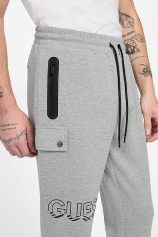 Pantalon cargo Gabriel - Gris clair chiné