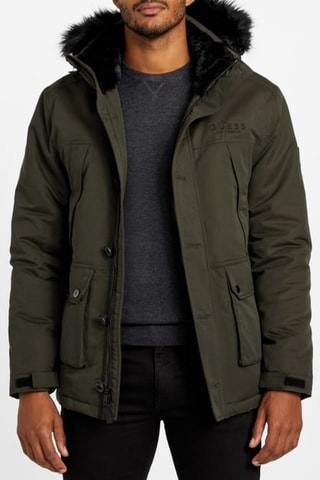 Parka à capuche Manuel - Kaki