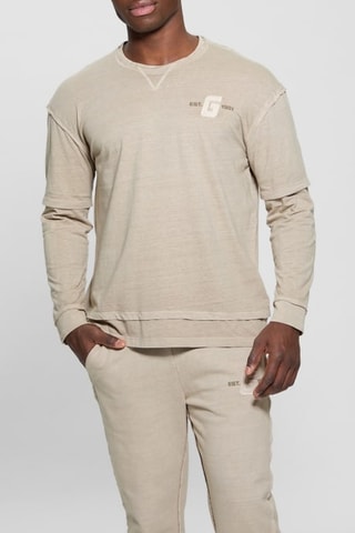 T-shirt trompe-l’œil Goundour - Beige