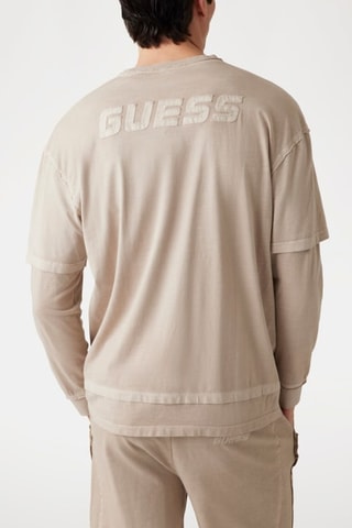 T-shirt trompe-l’œil Goundour - Beige