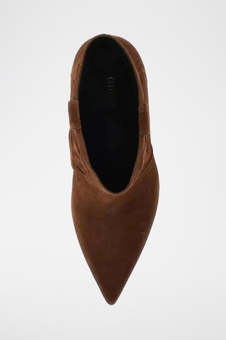 Bottines en nubuck - Marron