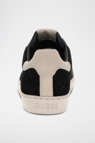 Baskets en nubuck Nola III - Noir et blanc