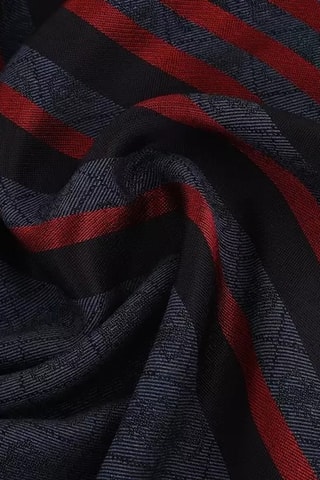 Echarpe - Bleu marine et rouge