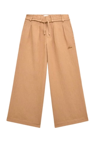 Pantalon en lin Dye - Marron