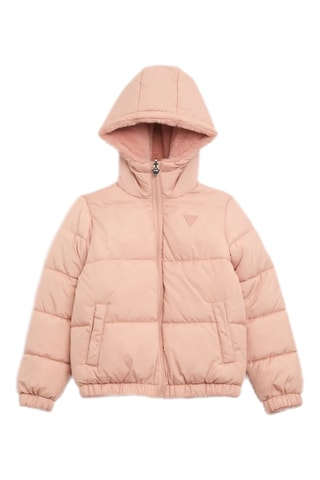 Doudoune réversible à capuche - Rose