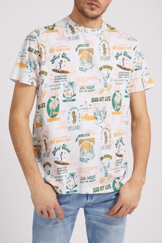 T-shirt Retro - Blanc