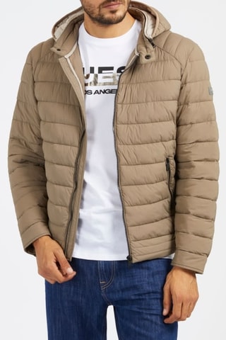 Doudoune à capuche - Beige