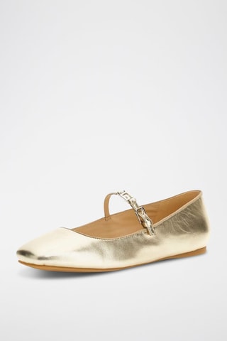 Babies en cuir de mouton - Doré