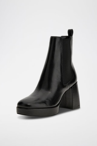 Bottines Chelsea en cuir - Noir