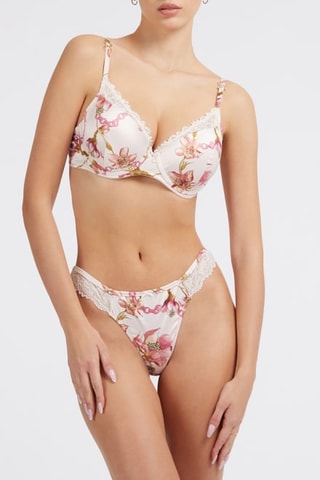 String - Ecru et rose