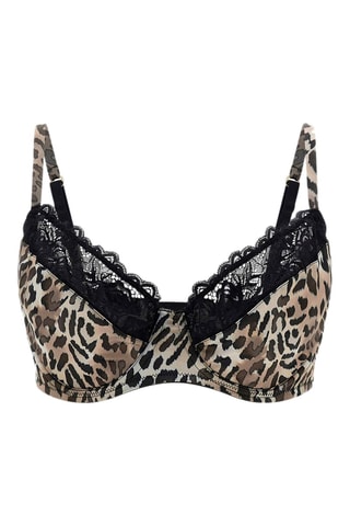 Soutien-gorge ampliforme - Noir et beige