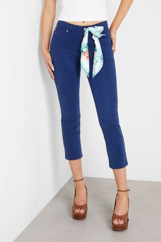 Pantalon skinny 7/8 - Bleu marine