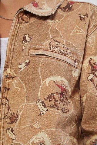 Veste en jean - Marron