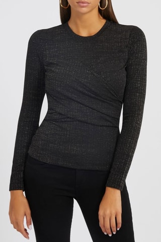 Top drapé Anthracite