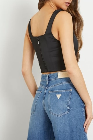 Crop top Lia - Noir