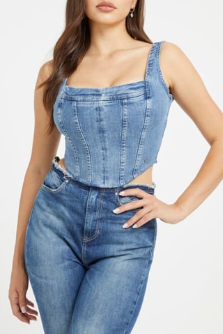 Top en jean Neil - Bleu marine