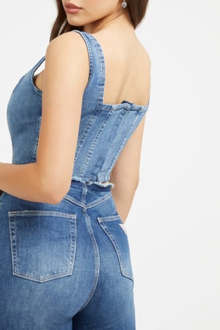 Top en jean Neil - Bleu marine