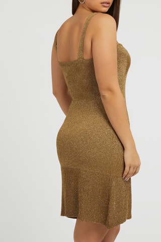 Robe fourreau - Marron