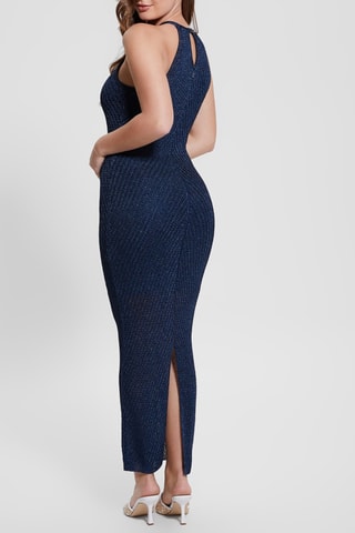 Robe longue - Bleu marine