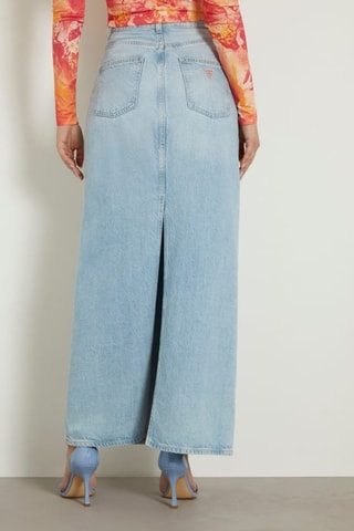 Jupe longue en jean Wenona - Bleu