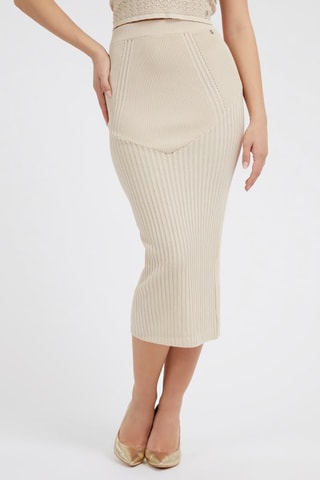 Jupe fourreau - Beige