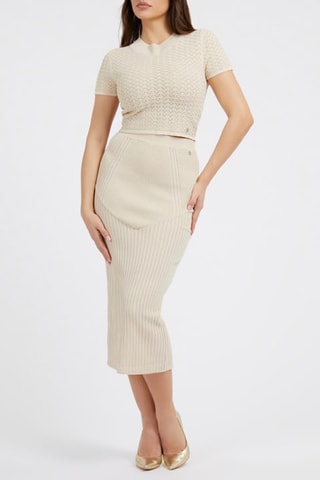 Jupe fourreau - Beige